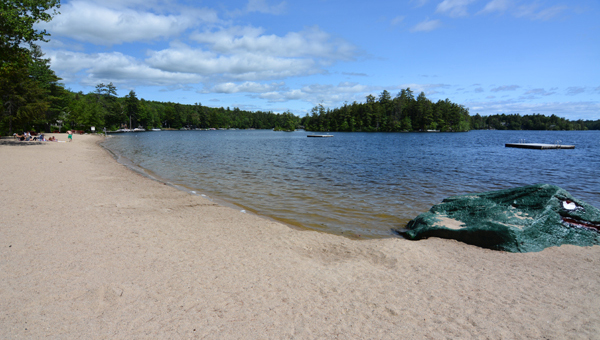 Photo of one of the beaches at Suissevale