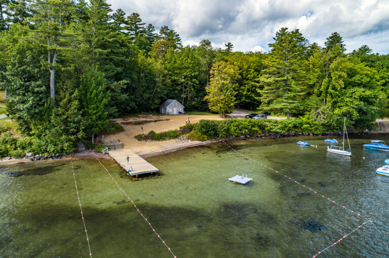 Gunstock Acres Beach on Lake Winnipesaukee, NH